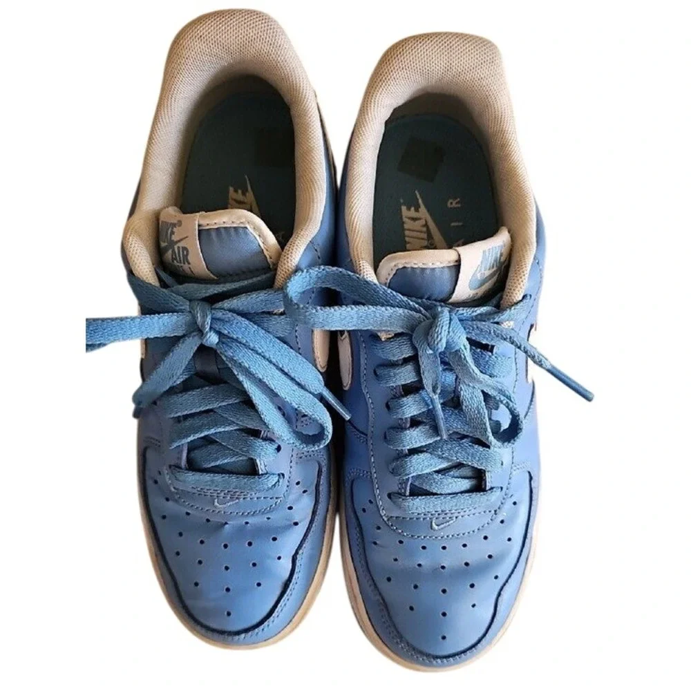 Nike Air Force 1 Low University Blue White Sneakers Women's 8 Yt 6.5